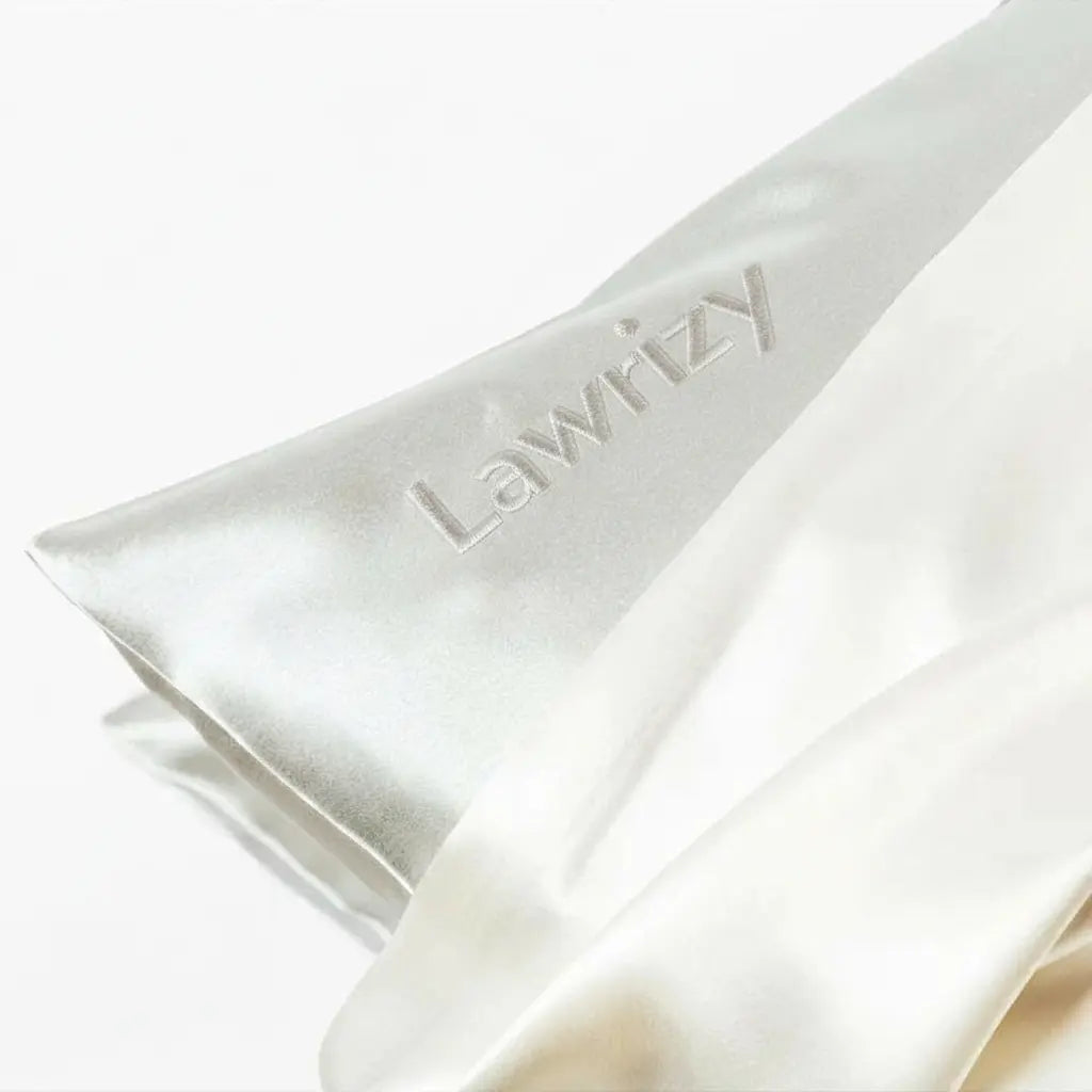 Taie d'oreiller en satin de soie