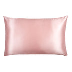 Taie d'oreiller en satin de soie ROSE